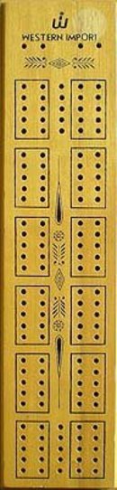 Wood Cribbage Toy - 1940s