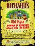 Richard's Apple Wine Label