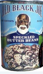Old Black Joe Beans Can Bank 1940s