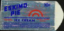 Eskimo Pie Ice Cream Bag 1940s