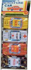 Japan Tin Litho Cars Toys - Emergency