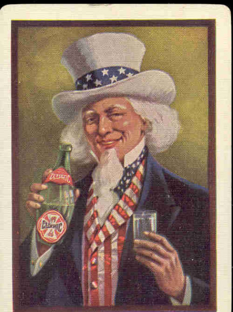 Uncle Sam Clysmic Water Playing Card
