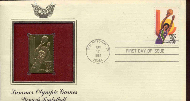 Summer Olympics Postal Commemorative Women's Basketball 1983