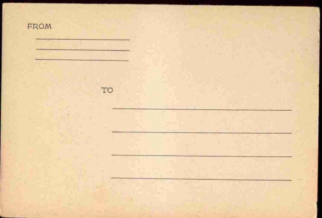 Army Gag Postcard 1940s
