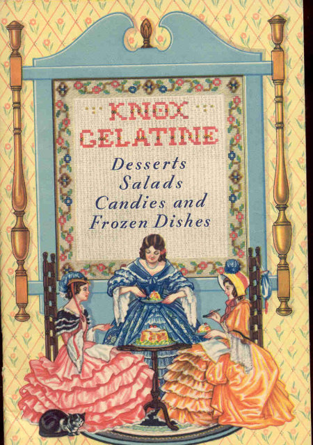 Knox Gelatin Recipe Booklet 1936