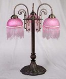 Table Lamp Beaded Shades - New