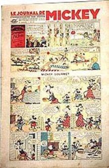 Mickey Mouse Comic Newspaper 1936 French