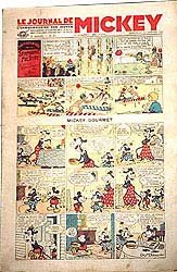 Mickey Mouse Comic Newspaper 1936 French