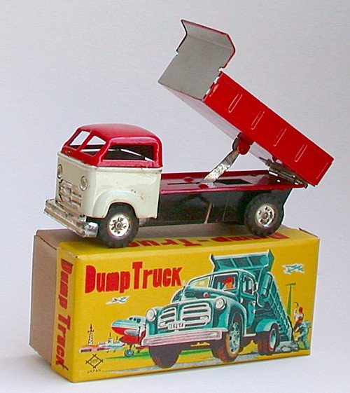 Toy Dump Truck 1950s