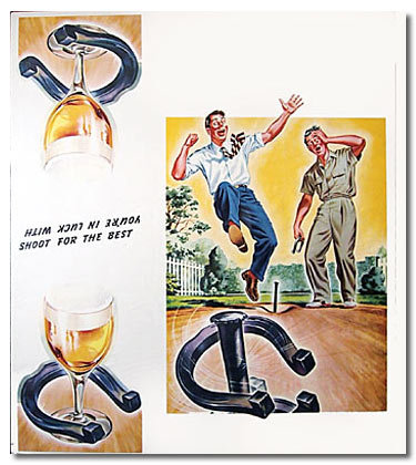 Horseshoe Beer Diner Poster