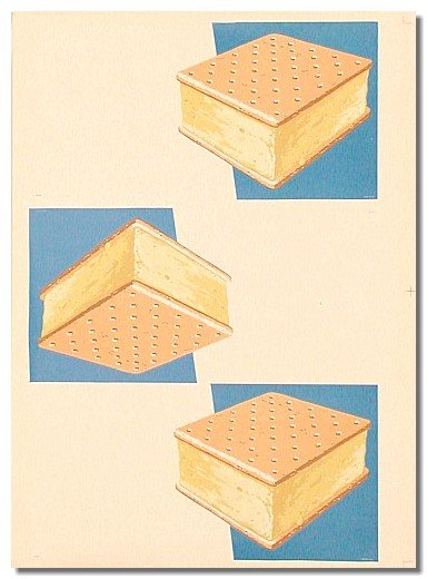 Vanilla Ice Cream Sandwich Poster