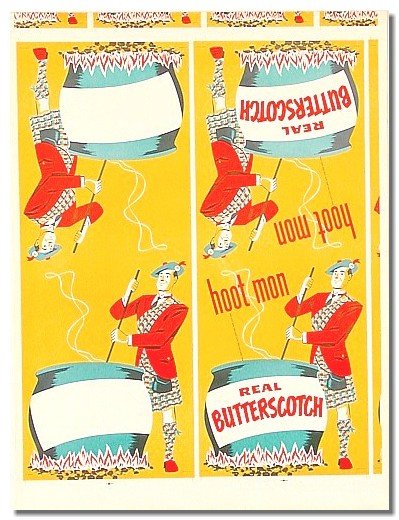Butterscotch Syrup Poster 1950s