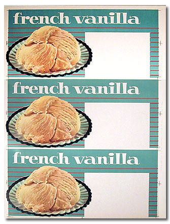 Vanilla Ice Cream Poster