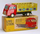 Tin Friction Farm Truck Toy JAPAN - live stock