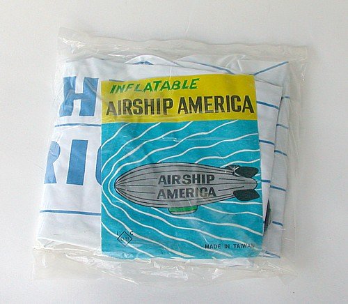 Inflatable Airship Football Parrot Toys 1950 1960