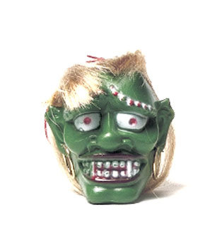 Monster Halloween Shrunken Head Toys Skeleton