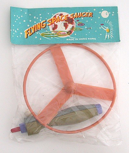 Flying Space Saucers Toys in Original Bags