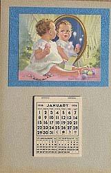 Mable Rollin Harris Baby Calendar 1956