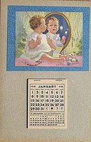 Mable Rollin Harris Baby Calendar 1956