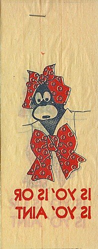 Black Mammy 1940s Iron-On Transfer Decals