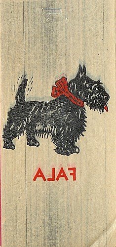 Scottie Dog Iron On Decal Toys 1940s