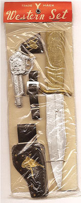 Cowboy Holster Gun Set 1950s Japan