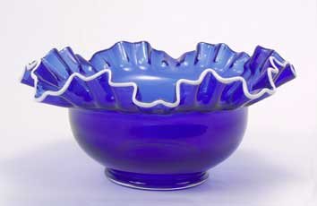 Glass Bowl - Blue