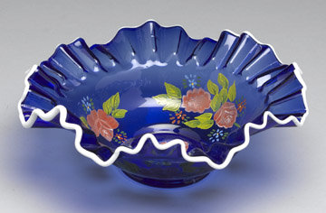 Glass Bowl - Blue