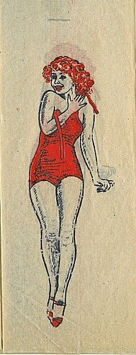 Pinup Girls Toy Iron-On Transfers 1940s