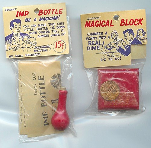 Magic Imp Bottle and Block Toys