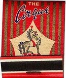 Cirque Fairmont Hotel Matchbook / san fransico