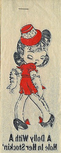Doll Iron-On Decal Transfer - 1940s Toy
