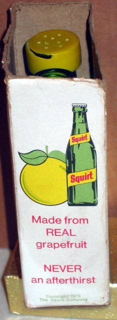 Squirt Soda Salt Pepper Shakers in Original Box
