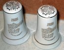 China Salt Pepper Shakers - Nebraska Souvenir