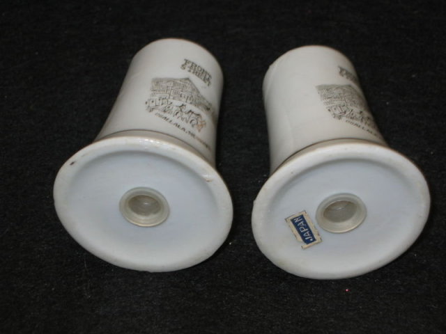 China Salt Pepper Shakers - Nebraska Souvenir