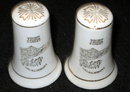 China Salt Pepper Shakers - Nebraska Souvenir