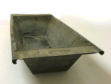 Galvanized Dough Bowl - Primitive Toy Box Planter