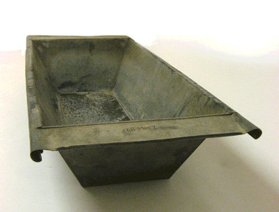 Galvanized Dough Bowl - Primitive Toy Box Planter