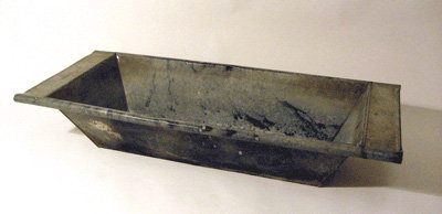 Galvanized Dough Bowl - Primitive Toy Box Planter