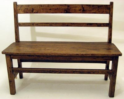 Children's Primitive Bench - Antique