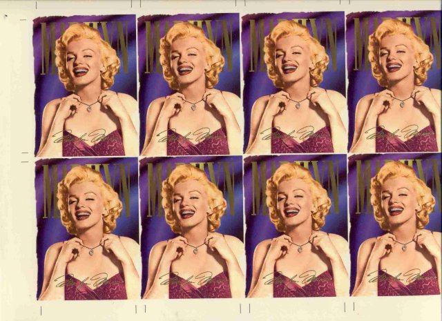 Marilyn Monroe Sign Trading Proof Glossy