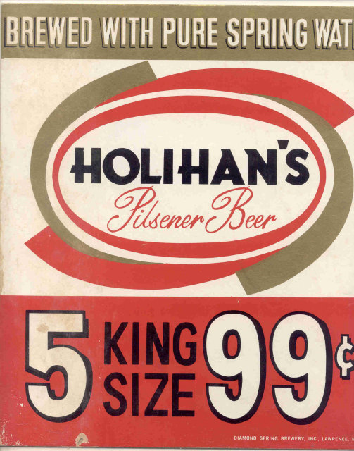 Holihan's Pilsener Beer Sign
