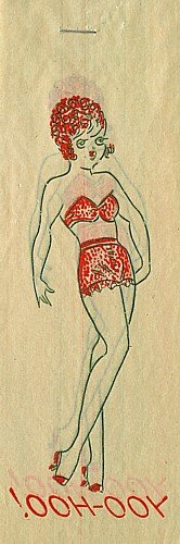 Yoo Hoo Girl Iron-On Transfer Decal 1940s