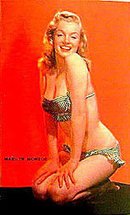 Marilyn Monroe Postcard Unused