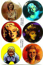 Marilyn Monroe Stickers 1983