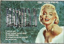 Marilyn Monroe Trading Card Wrappers 1993