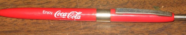 Coca-Cola Soda Pen 1970s