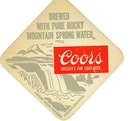 Coors Beer Coasters 1970s