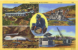 Gold Miner Postcard 1930s