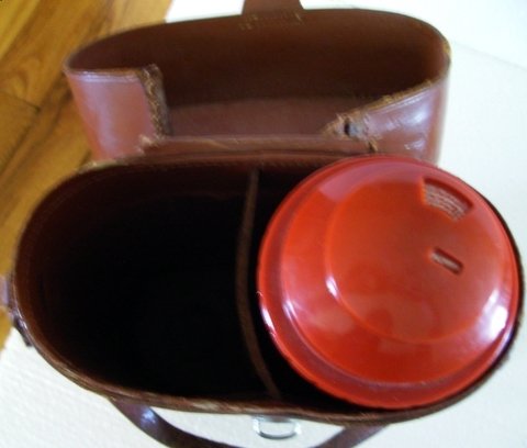 Medco Shaker Decanter in Leather Case
